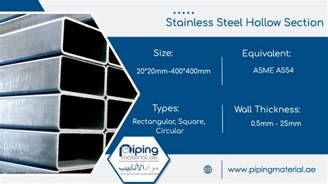 stainless steel box section sizes uk|ss hollow section weight chart.